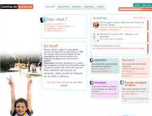 Tablet Screenshot of centres-de-vacances.be